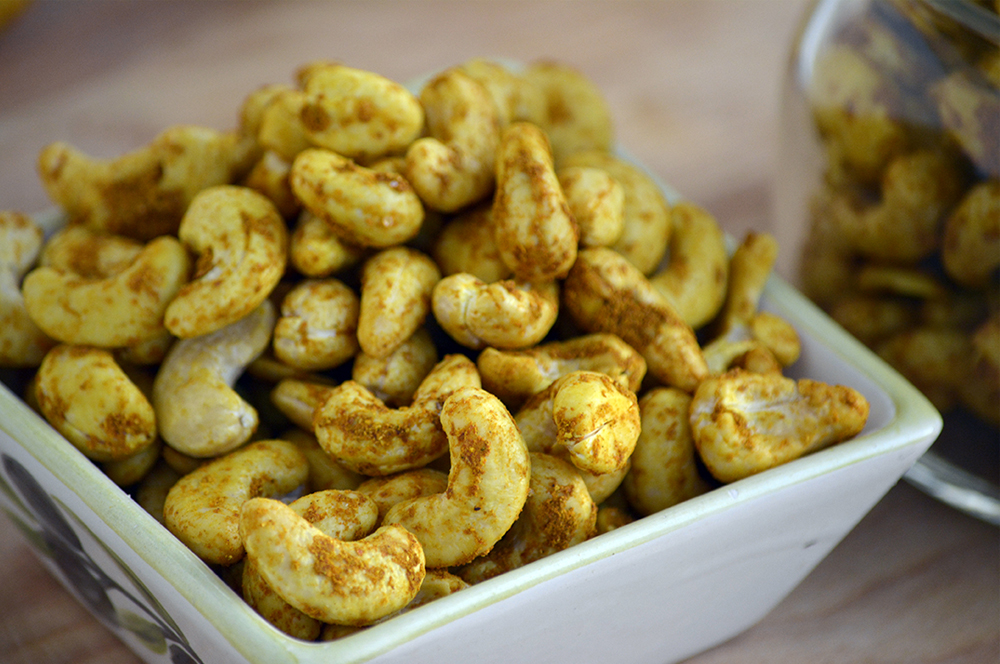 Toasted Curry Lime Cashews