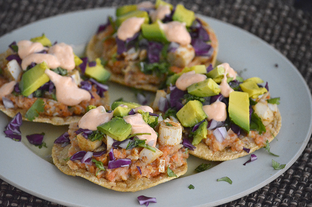 Sweet Potato Tostadas